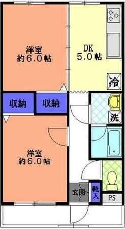 グレース福生の物件間取画像